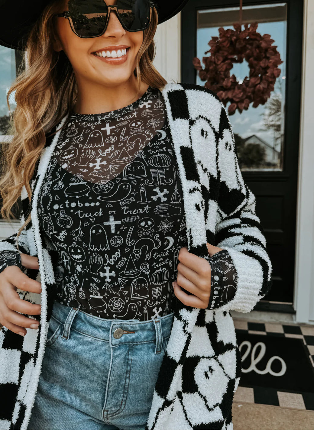 Halloween Mesh Top Preorder