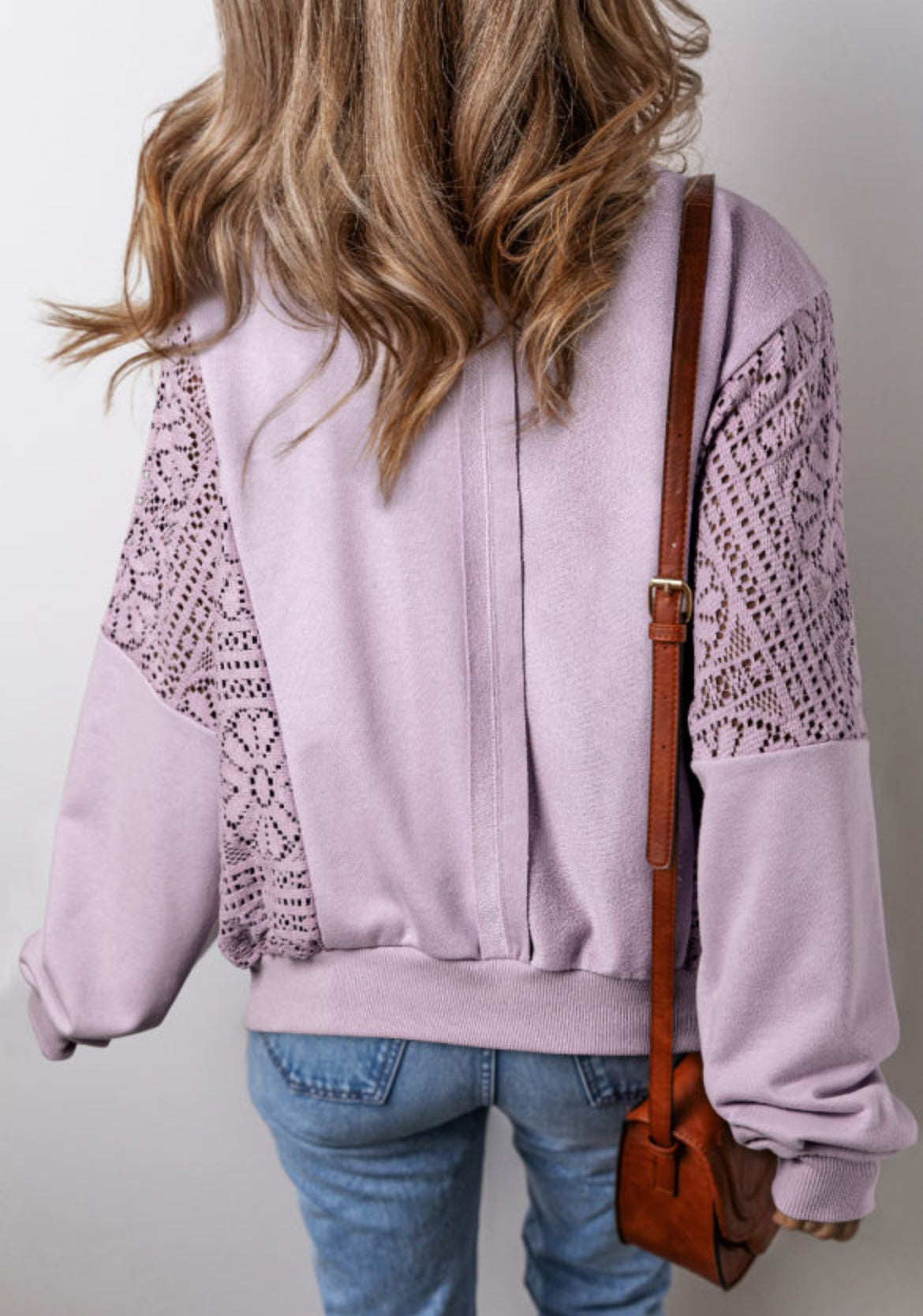 Larson Crochet Knit Pullover