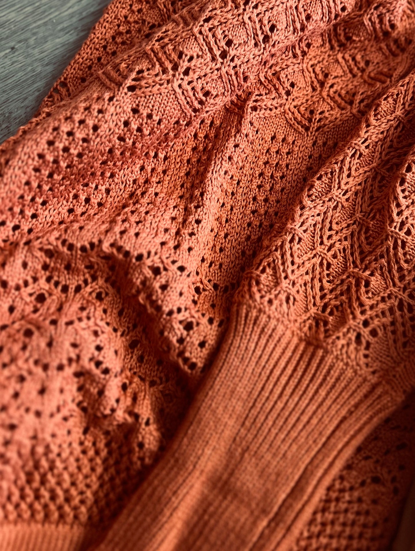 *free ship today* Halle Open Weave Cardigan