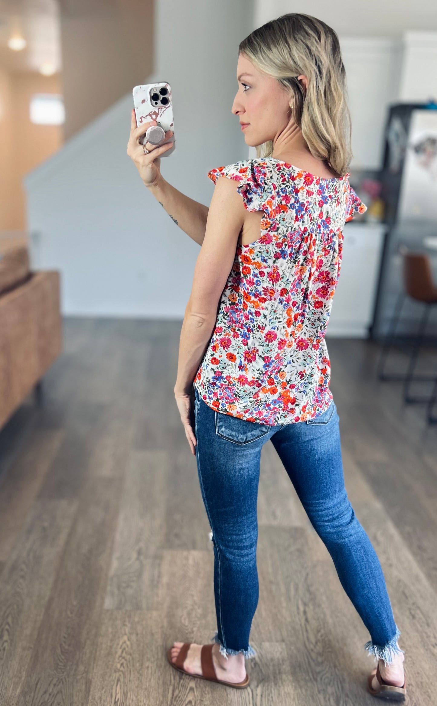 Sweet Soirée Floral Blouse