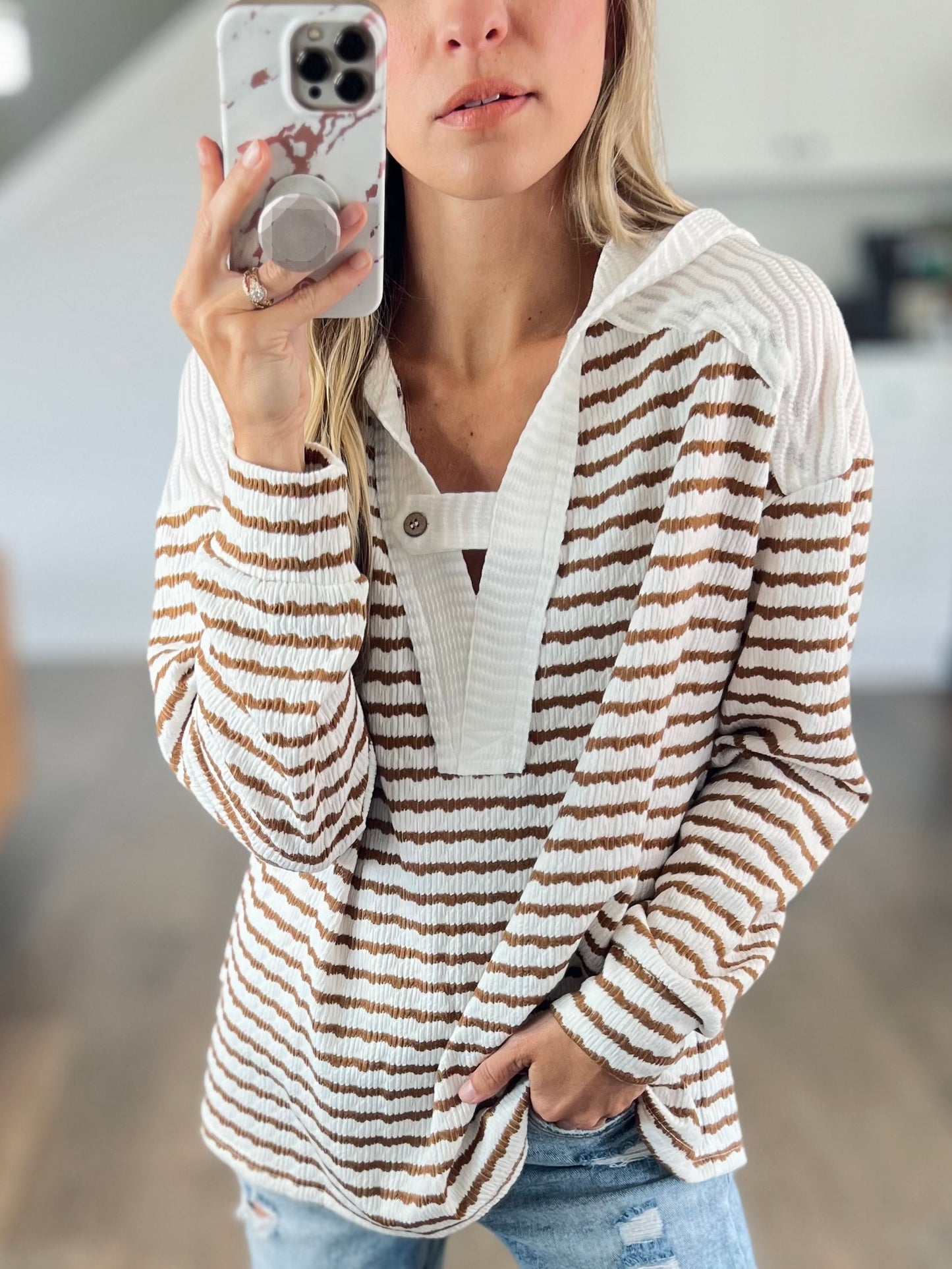 Kimber Stripe Hoodie