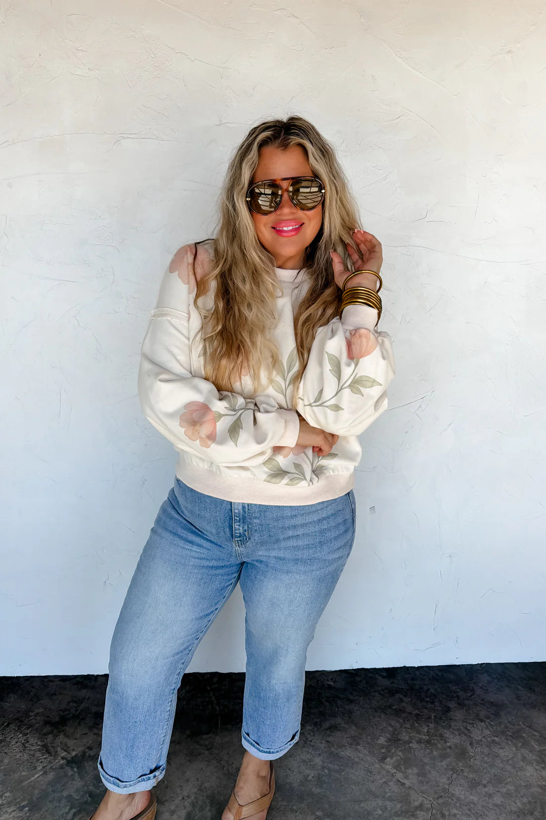 PREORDER: Spring Floral Pullover // eta May