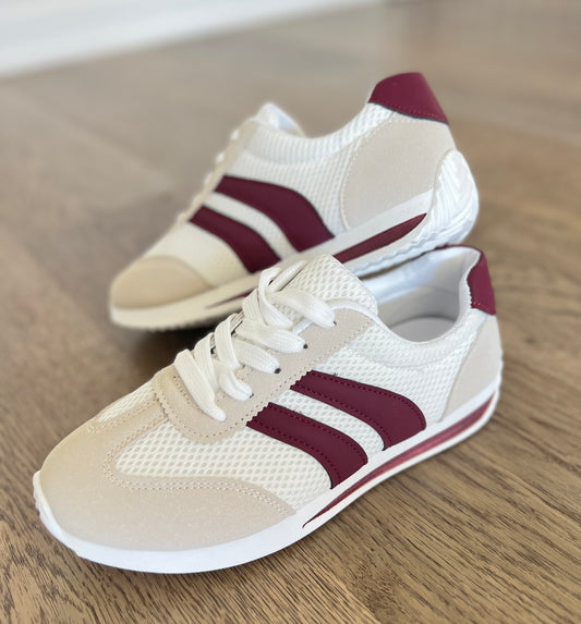 SHIPS FREE TODAY // Vintage Berry Sneakers