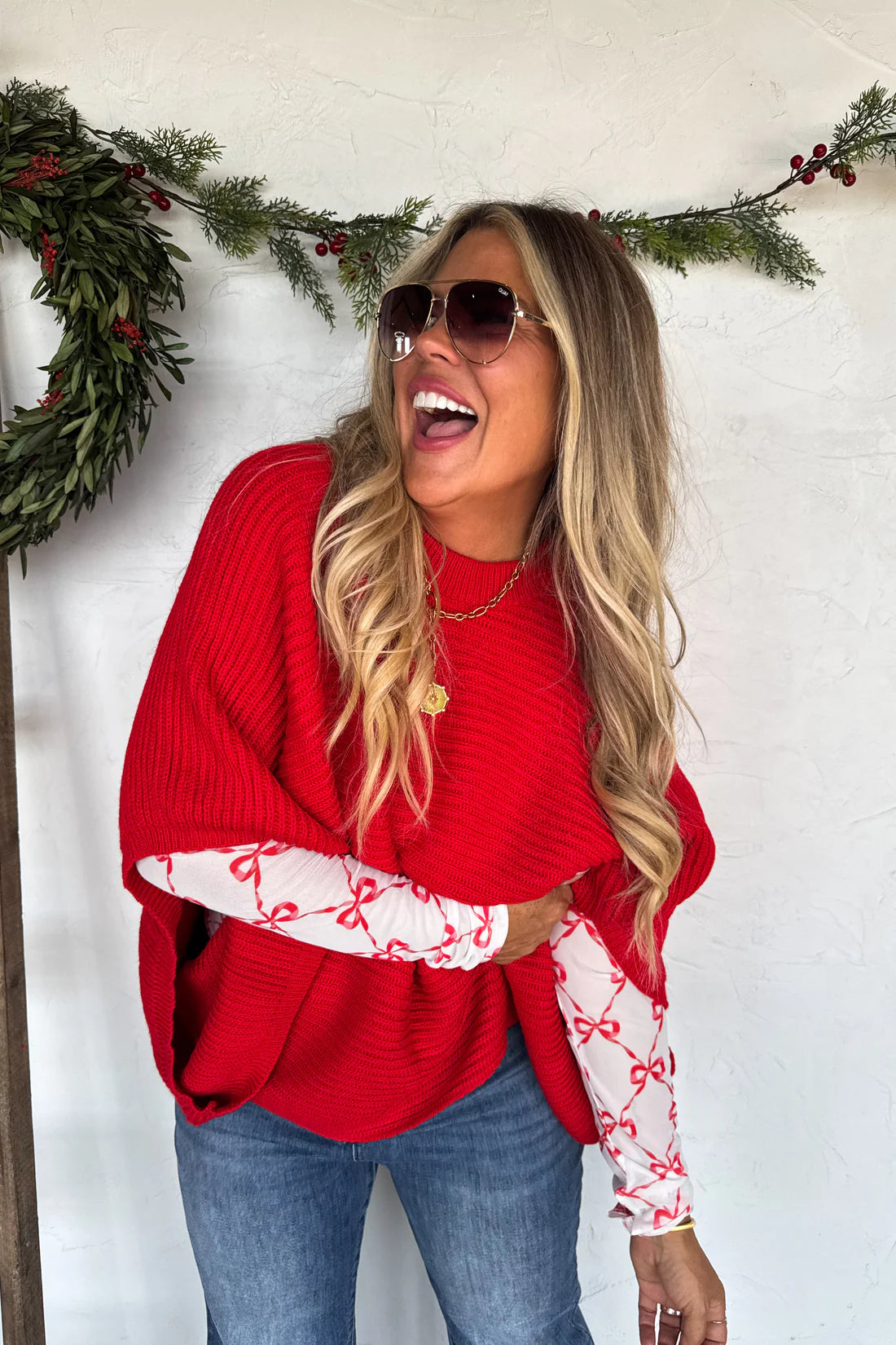 Holiday Mesh Top Preorder