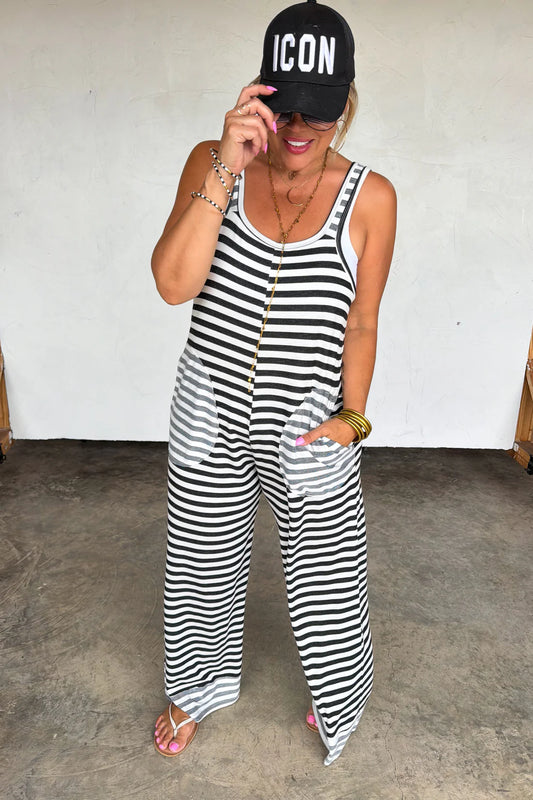PREORDER: Ricki Stripe Terry Romper // eta Aug