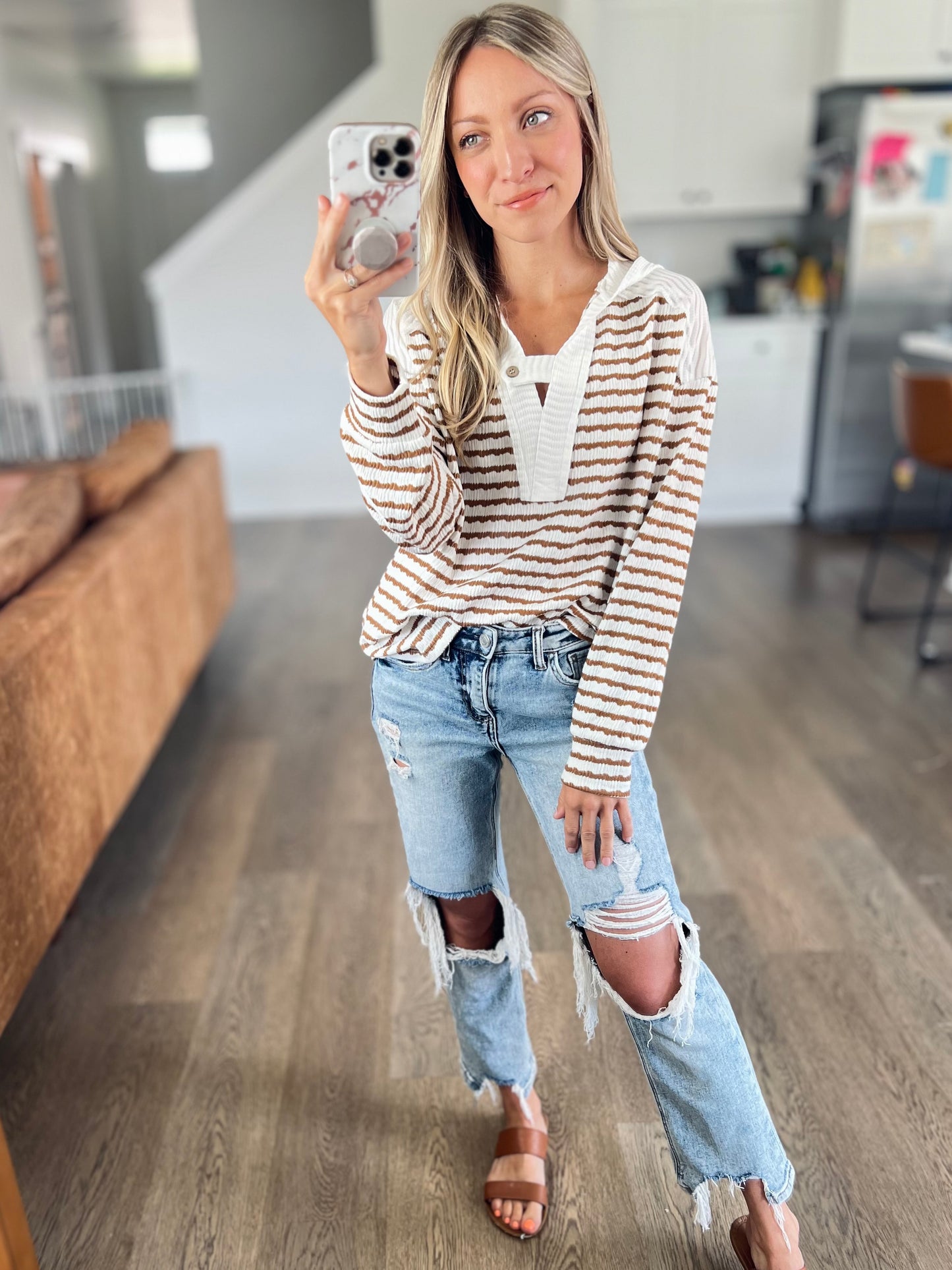 Kimber Stripe Hoodie