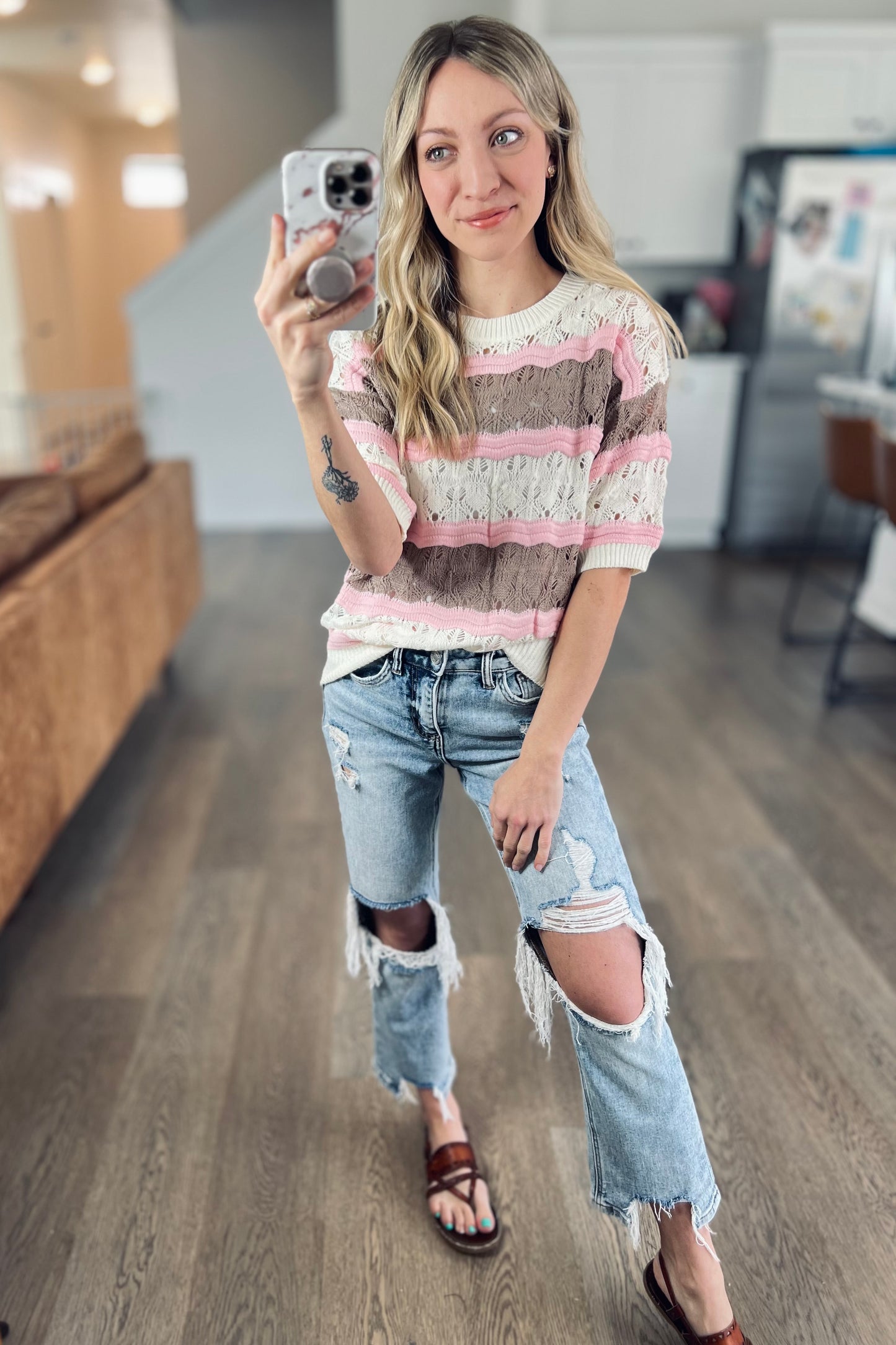 Avalon Hollow Knit Sweater