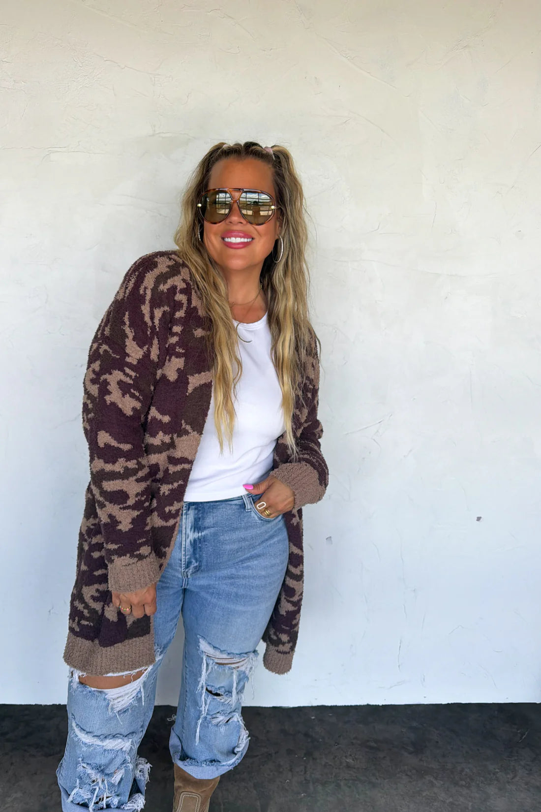 PREORDER: Camo Cloud Cardigan // eta Sept