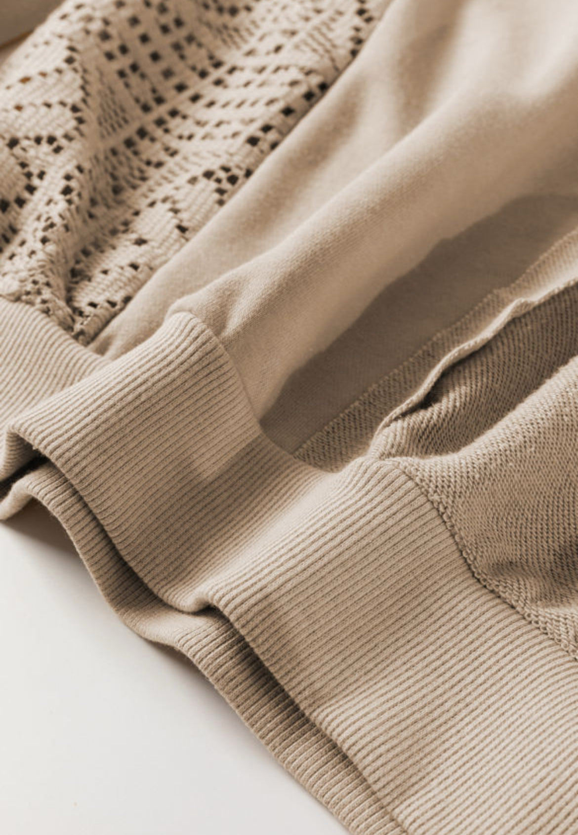 Larson Crochet Knit Pullover