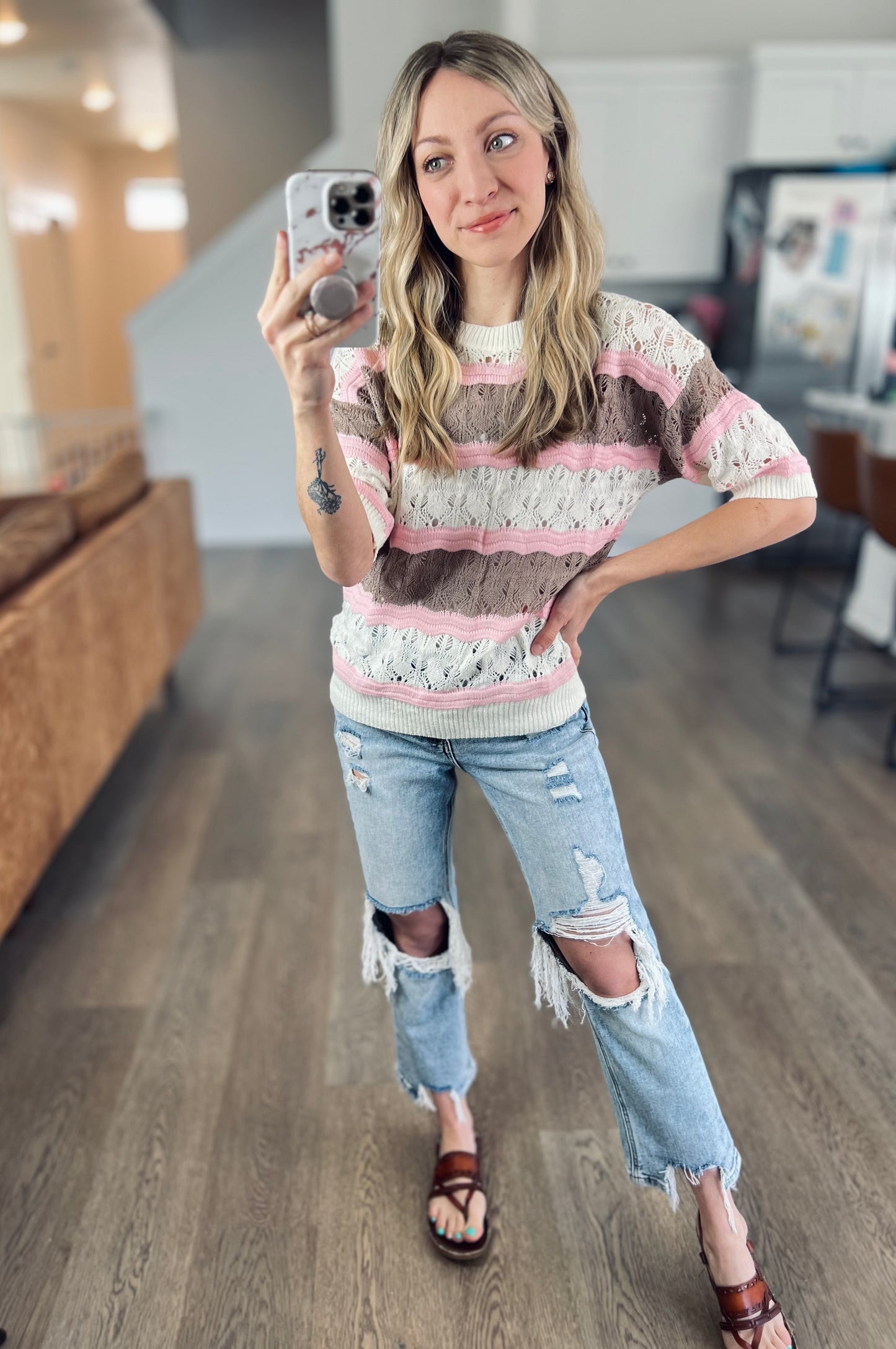 Avalon Hollow Knit Sweater