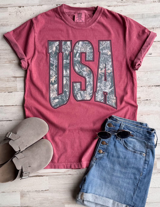 PREORDER: USA Camo Tee
