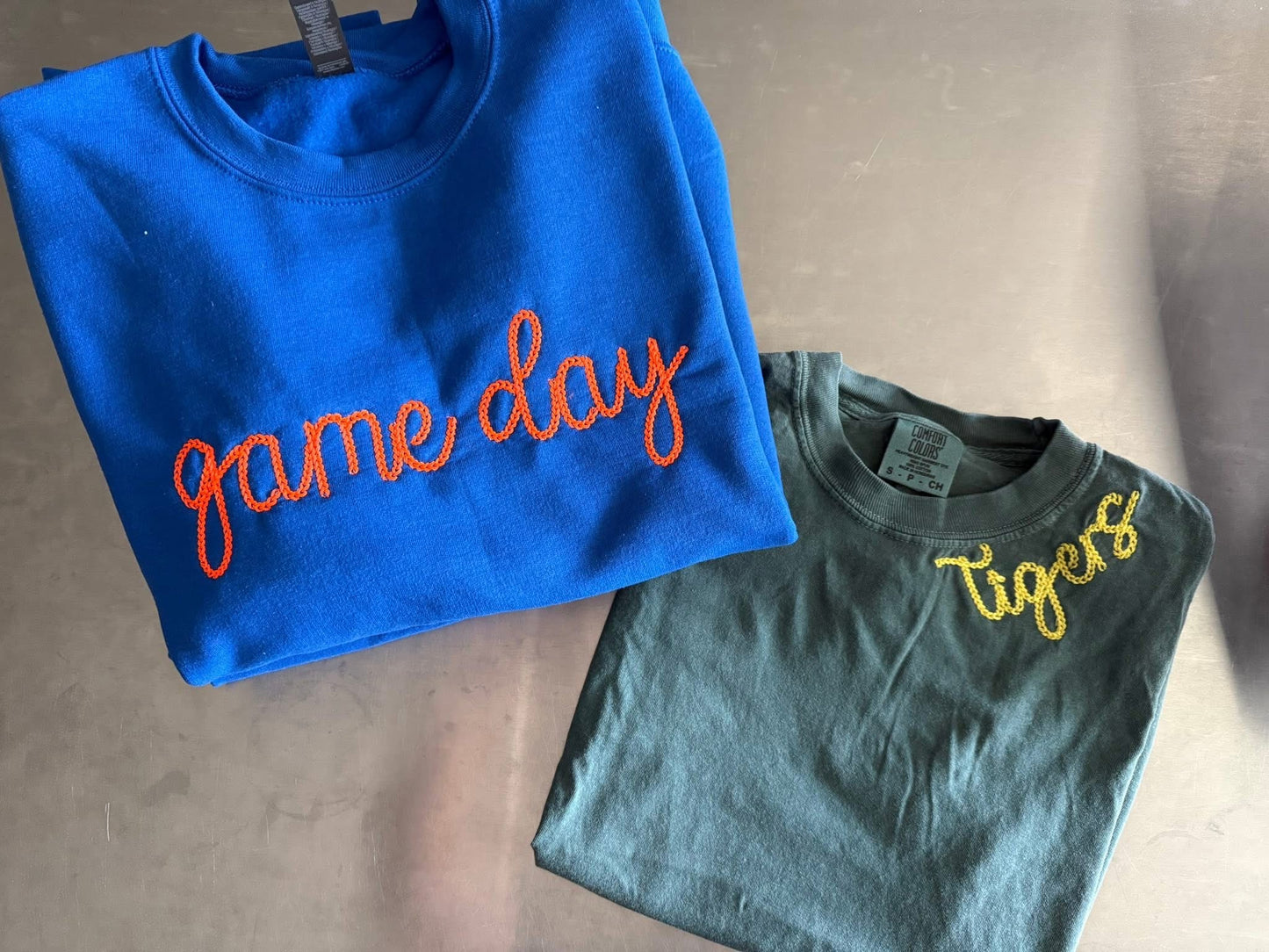 PREORDER: Custom Retro Stich Embroidery Tee // 1-2 weeks to ship