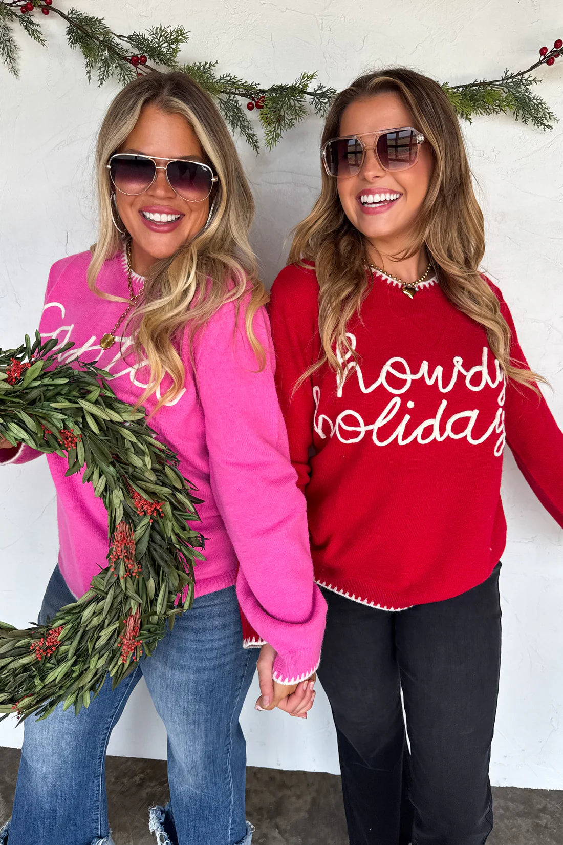 Santa & Howdy Holidays Sweaters Preorder
