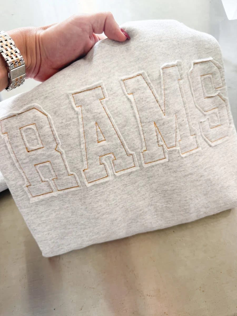 Applique Custom Sweatshirt Preorder // ships in 3 weeks