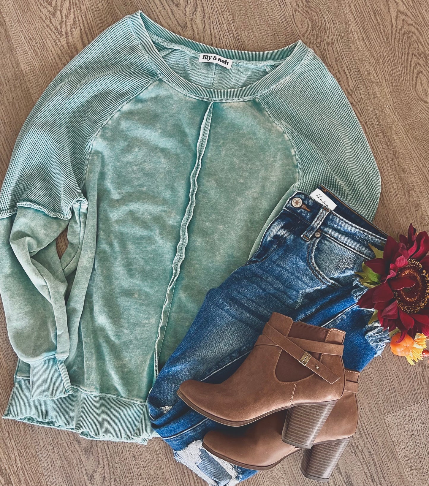 New Favorite Mineral Wash Pullover