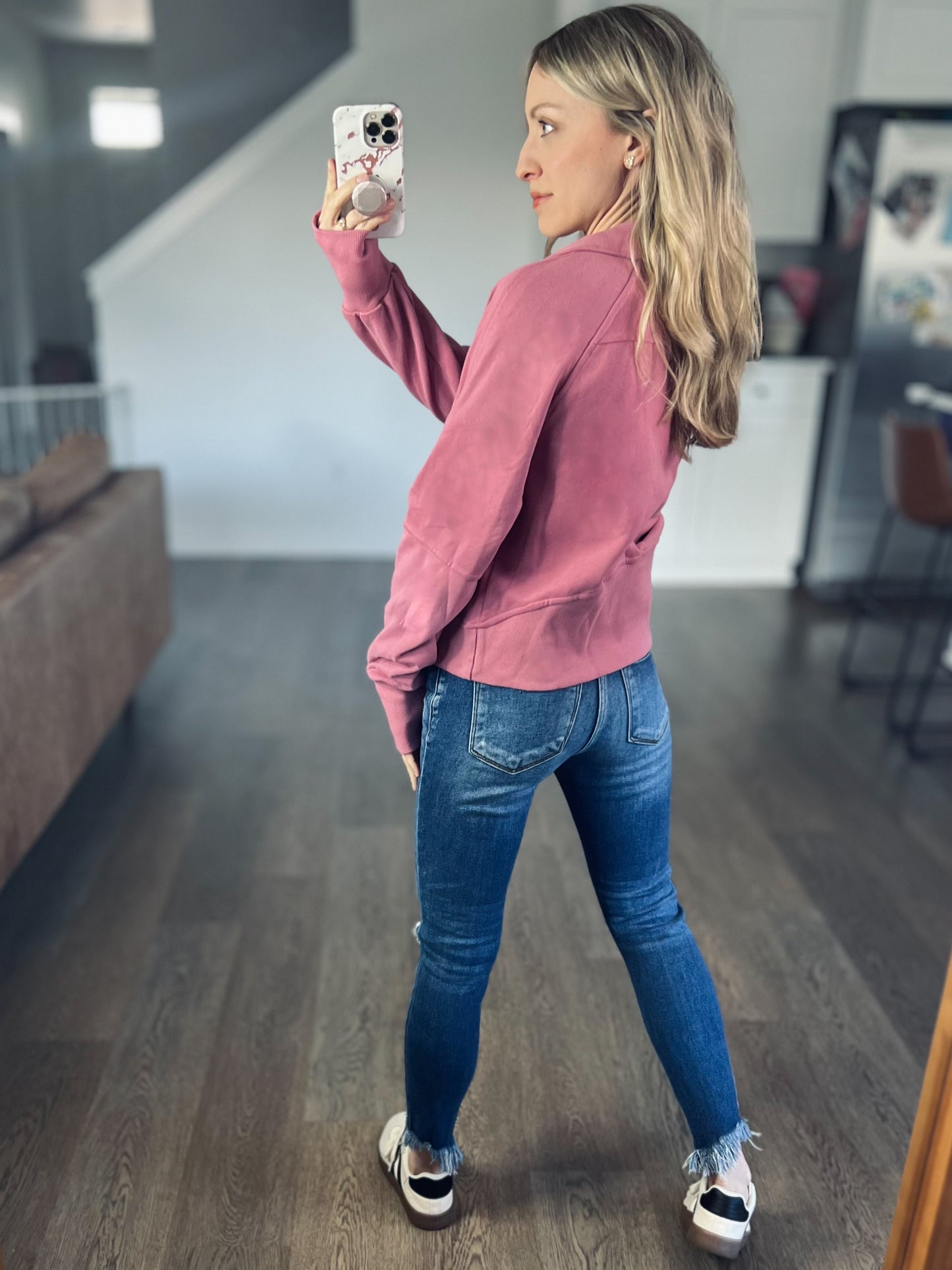 Elmwood Pullover in Mauve