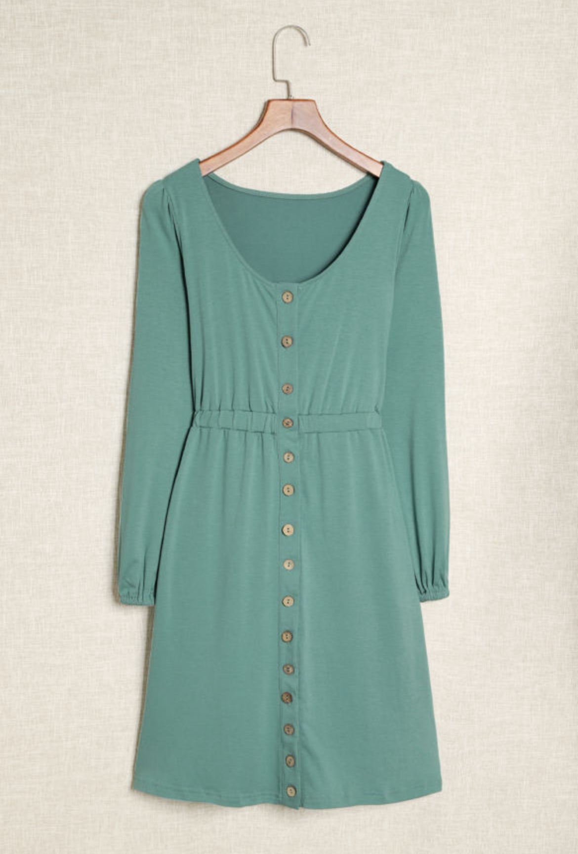 Cora Long Sleeve Button Down Dress