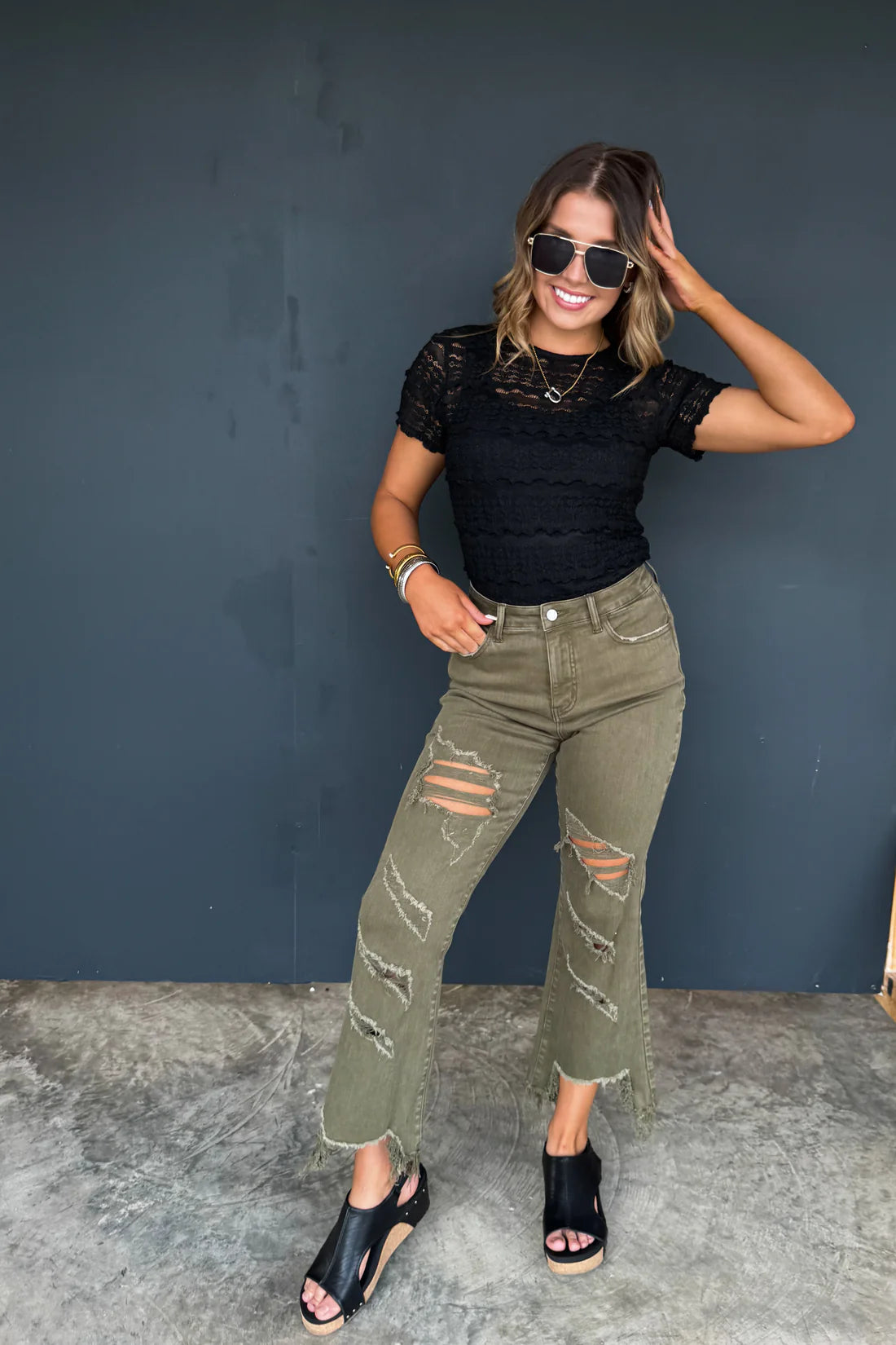 Rosalie Lace Top Preorder