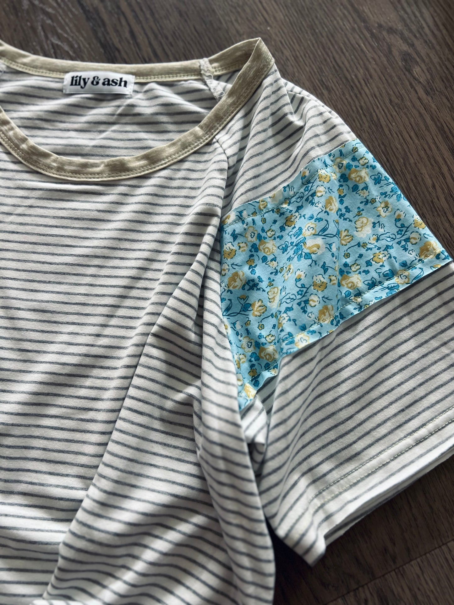 Oh So Sweet Stripe & Floral Top