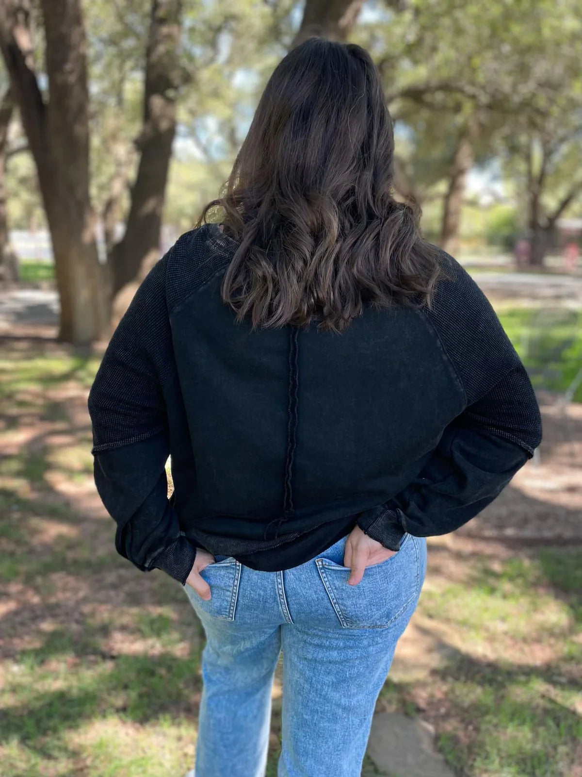 New Favorite Mineral Wash Pullover