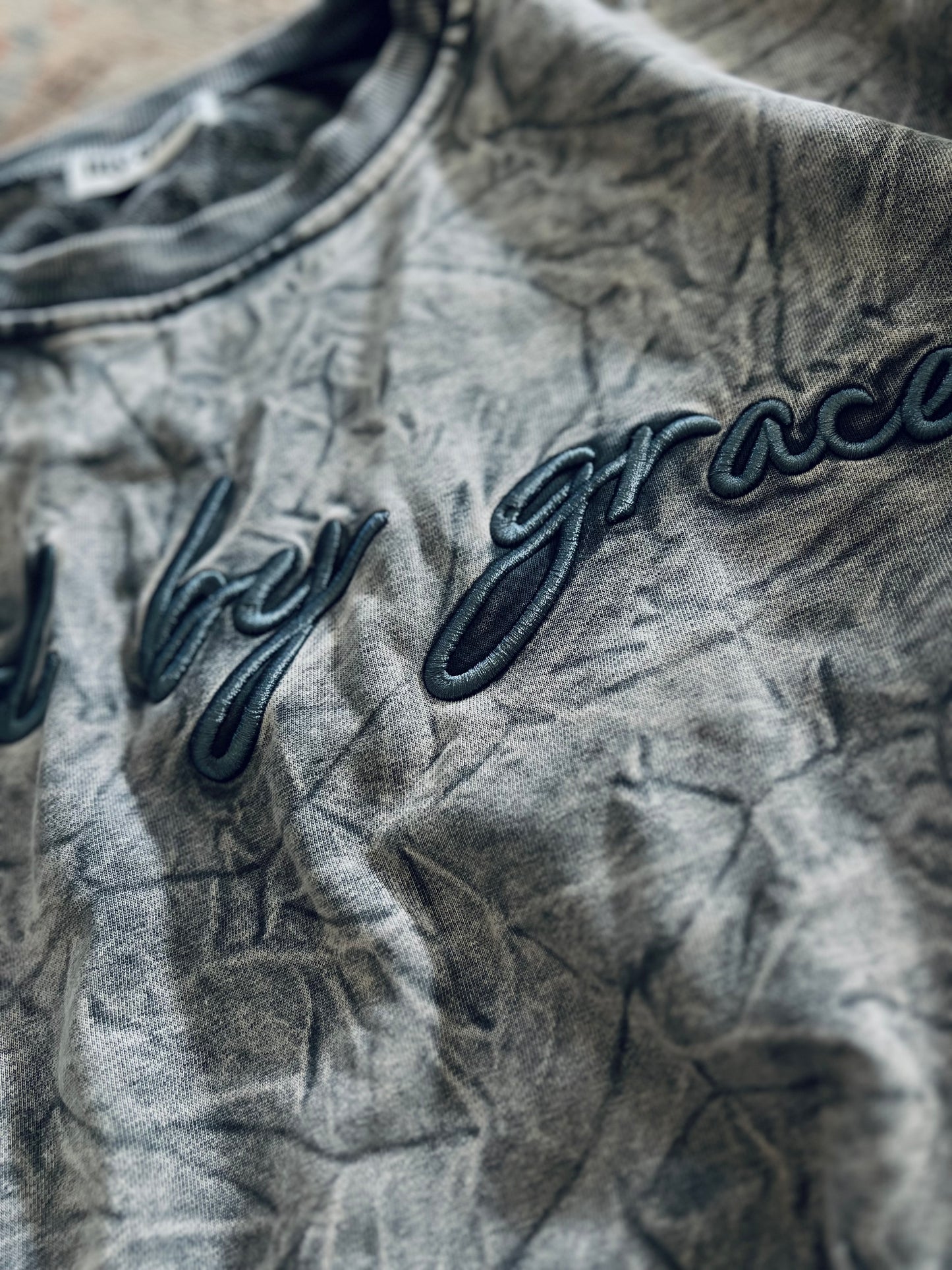 *free ship today* Saved By Grace Embroidered Pullover