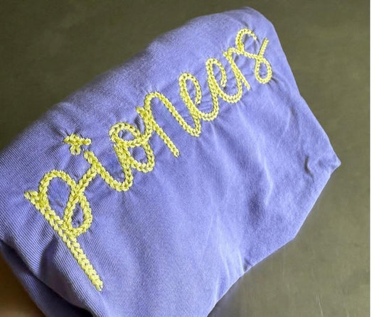 PREORDER: Custom Retro Stich Embroidery Tee // 1-2 weeks to ship