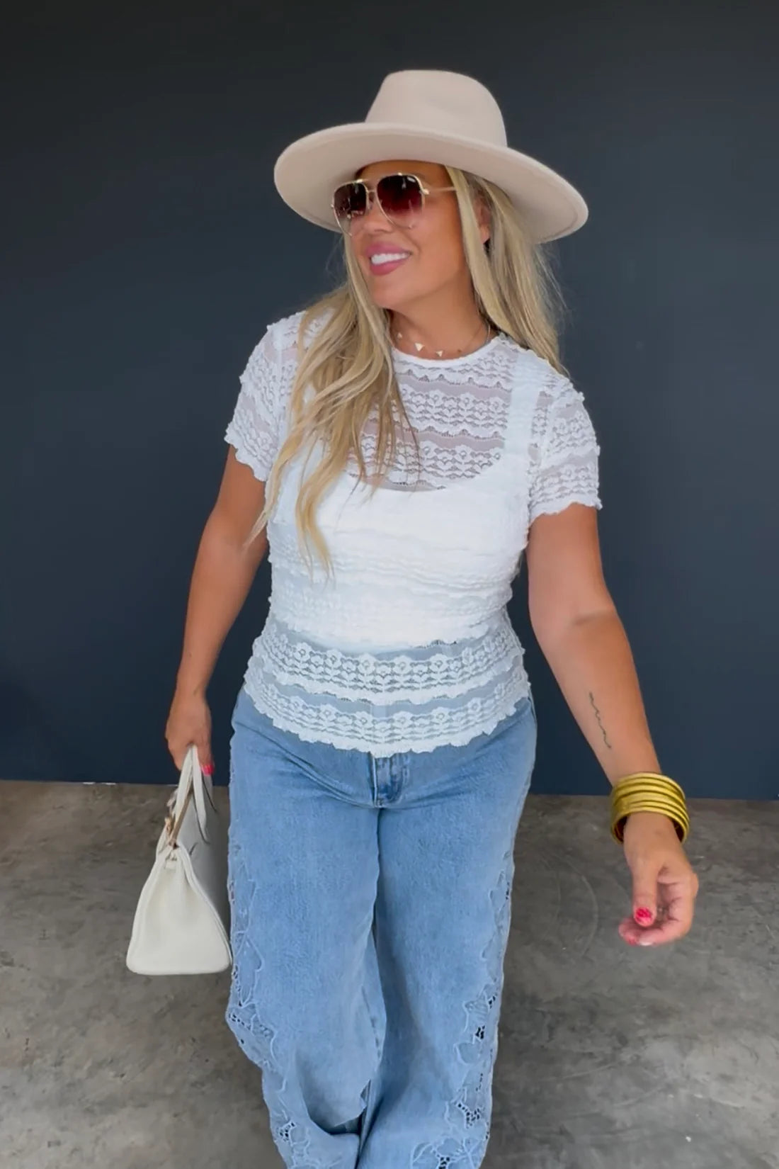 Rosalie Lace Top Preorder