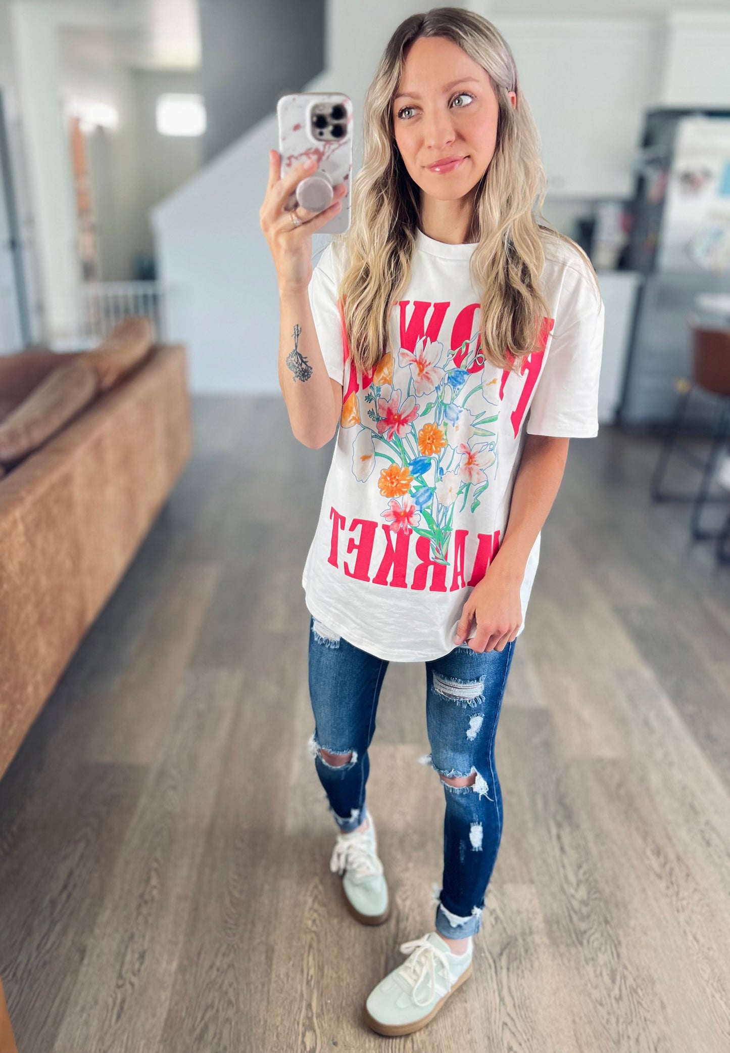 Flower Market Graphic Tee