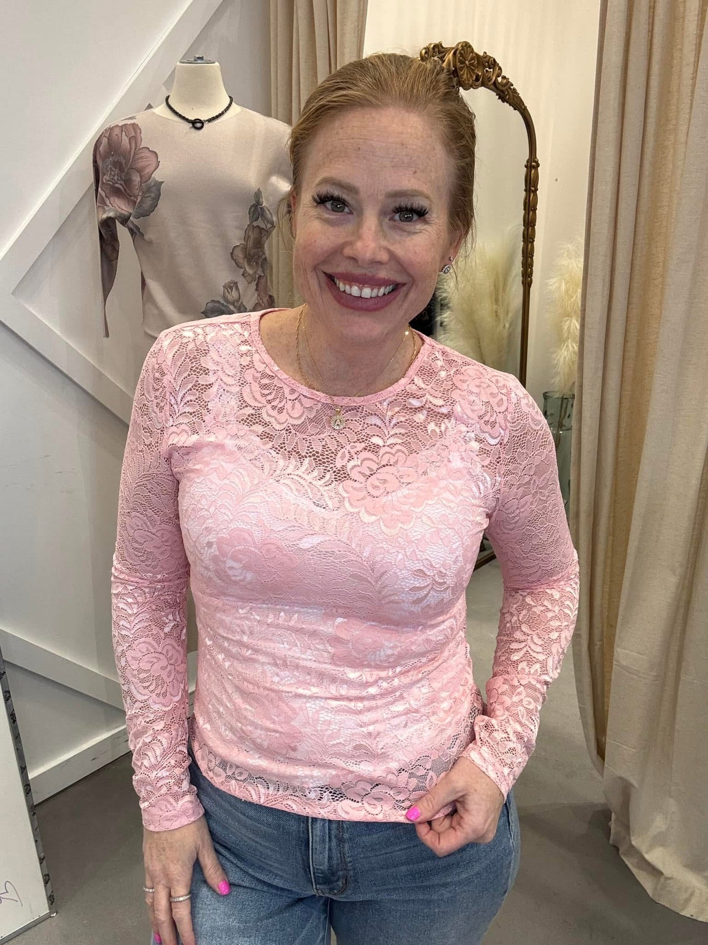 Blossom Lace Long Sleeve Top