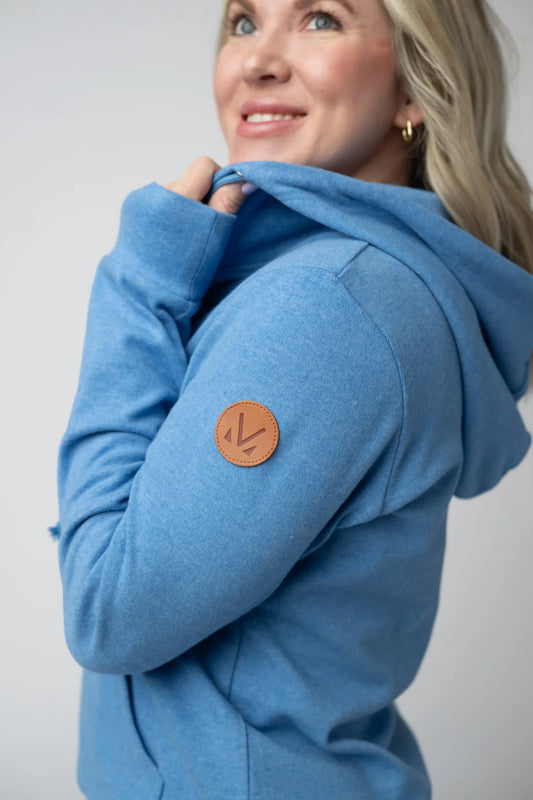 PREORDER: Full Zip Hoodie - Blue // eta May