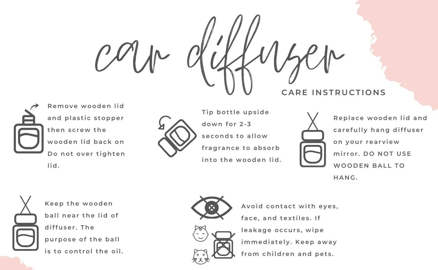 *WINTER scents added* Essential Oil Diffusers in Assorted Scents Preorder