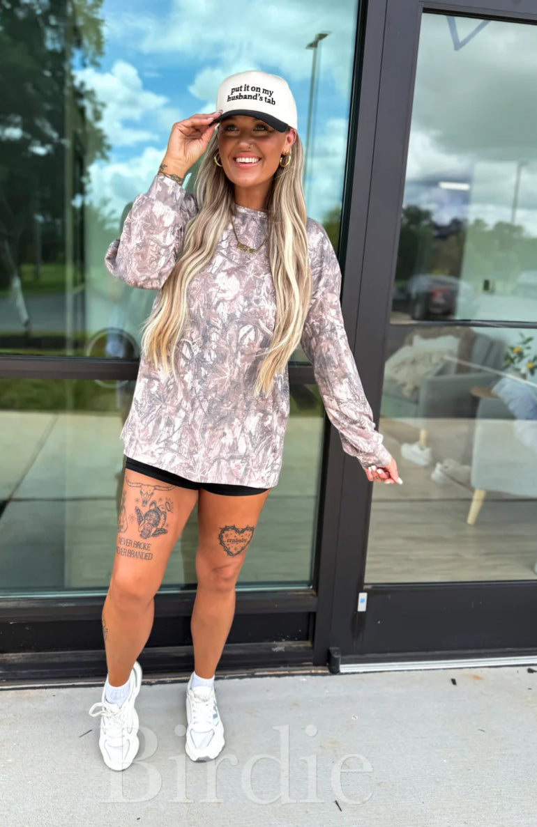 Woodland Camo Long Sleeve Preorder