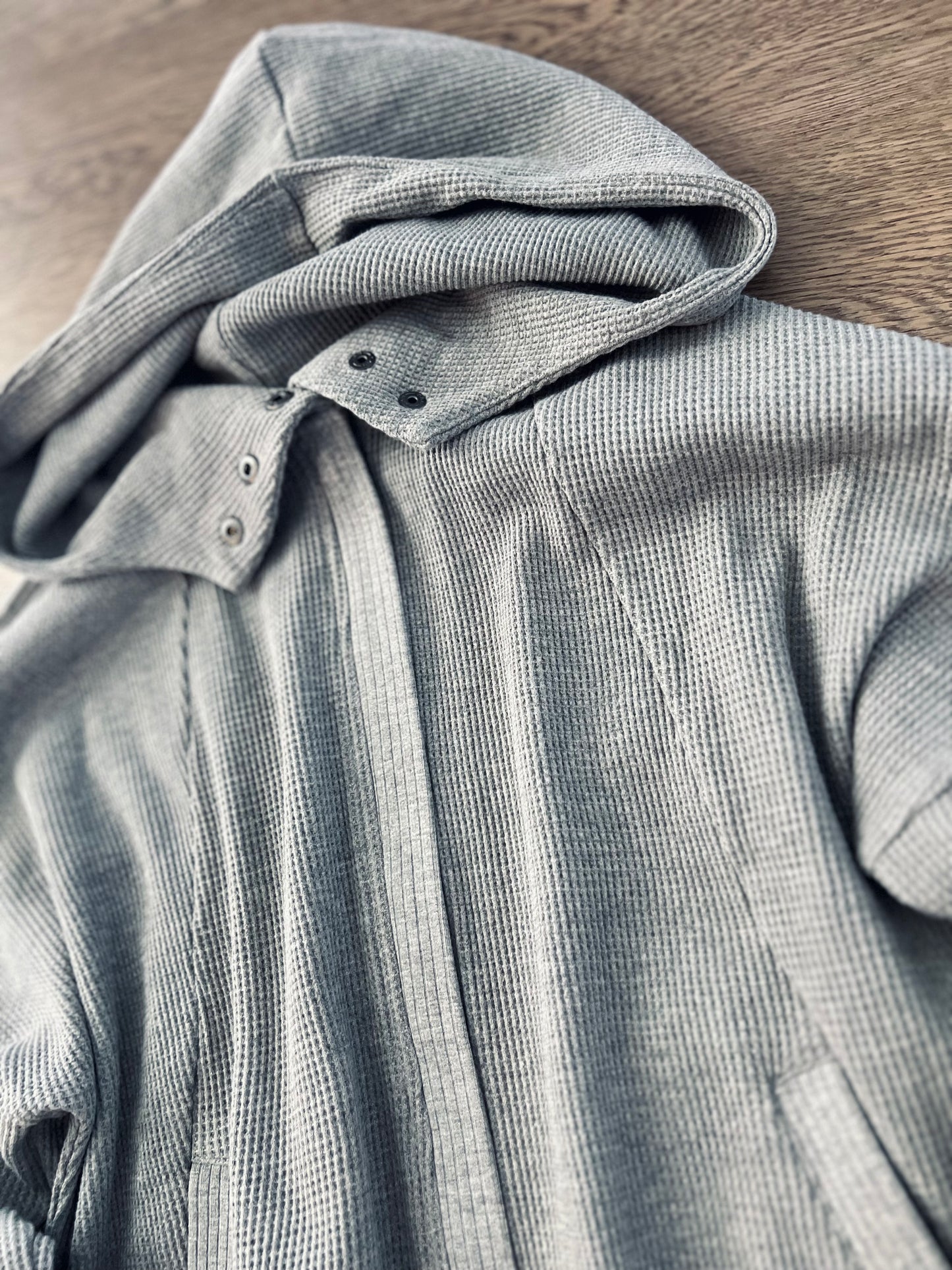 *free ship today* Cameron Full Zip Waffle Hoodie