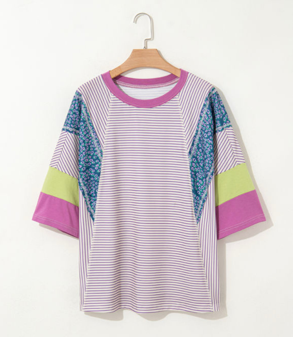 Lavender Fields Stripe Top