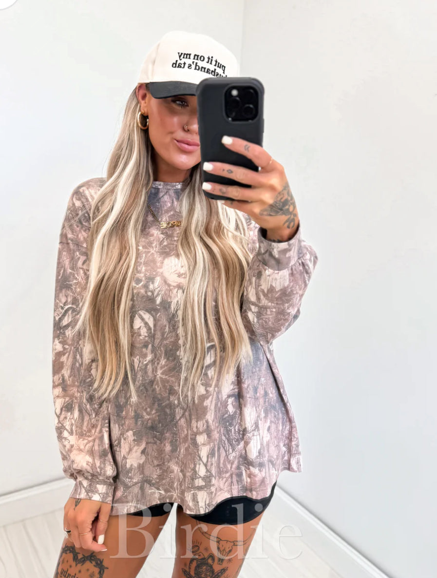 Woodland Camo Long Sleeve Preorder