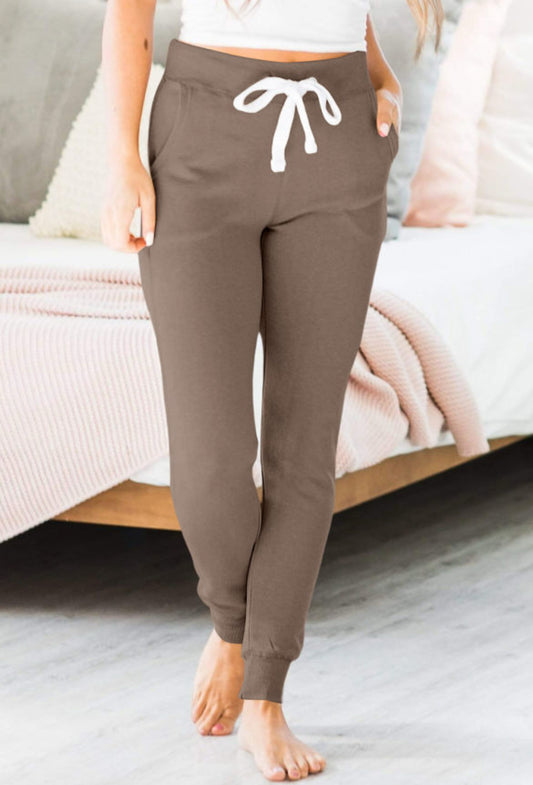 Moving Up Active Joggers in Brown