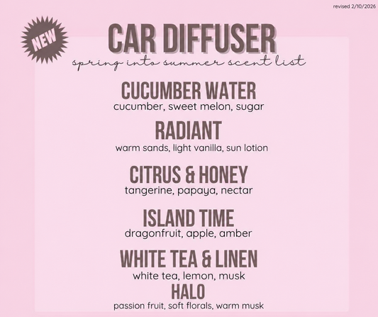 *SPRING/SUMMER scents added* Essential Oil Diffusers in Assorted Scents Preorder