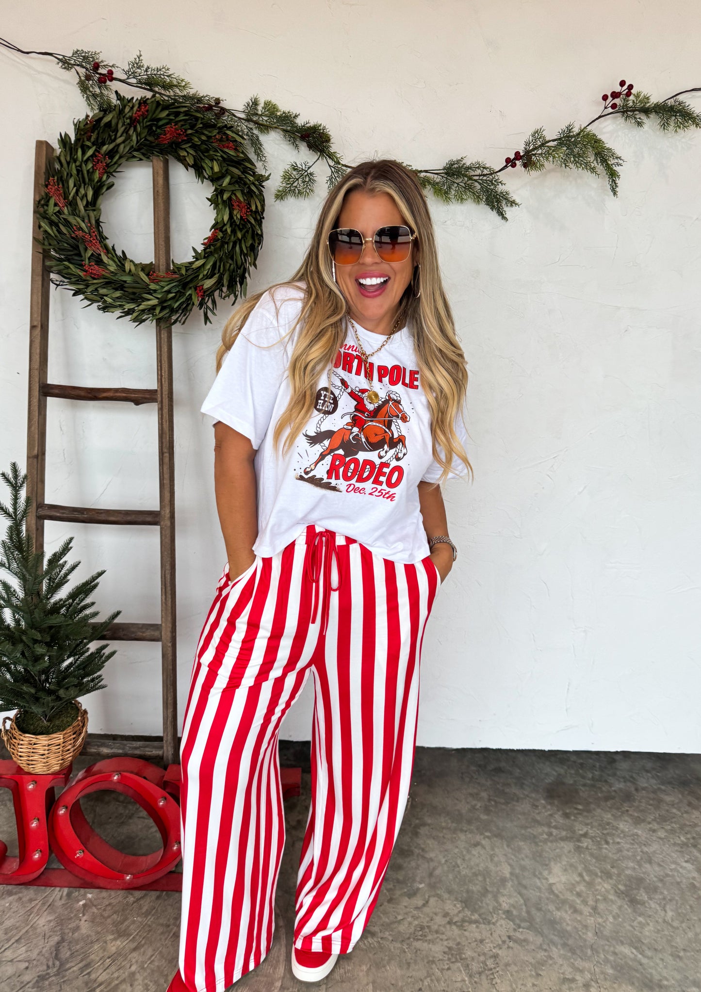North Pole Rodeo Graphic Tee Preorder