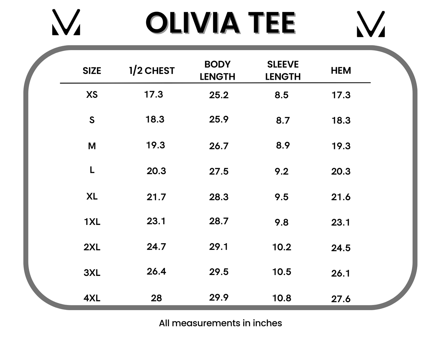 Olivia Tee - black & white