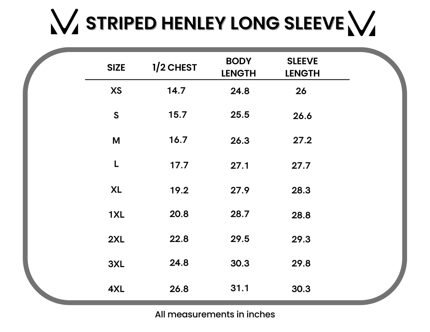 Striped Henley Long Sleeve - Fern