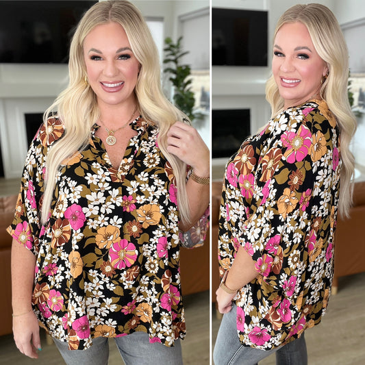 Take Another Chance Floral Print Top