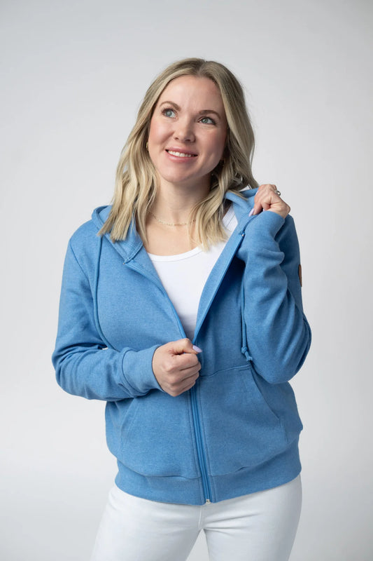 PREORDER: Full Zip Hoodie - Blue // eta May