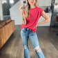 Etta Striped Cap Sleeve Top