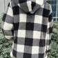 Cozy Plaid Full Zip Hoodie