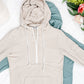 Pixie Pocket Halfzip Hoodie - Sage