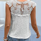 Madeline Lace Detail Notched Blouse