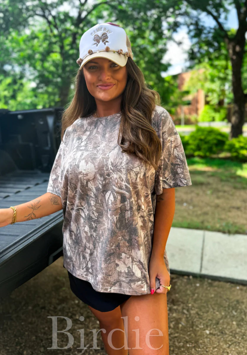 Dark Camo Oversized Tee Preorder