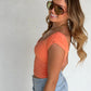Out and About Cap Sleeve Top