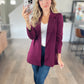 Magic 3/4 Blazer in Wine