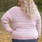 Cozy Striped Sweater - Mauve